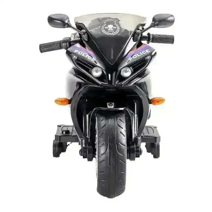 Ride-on Kids Rechargeable Police Bike - Image 15