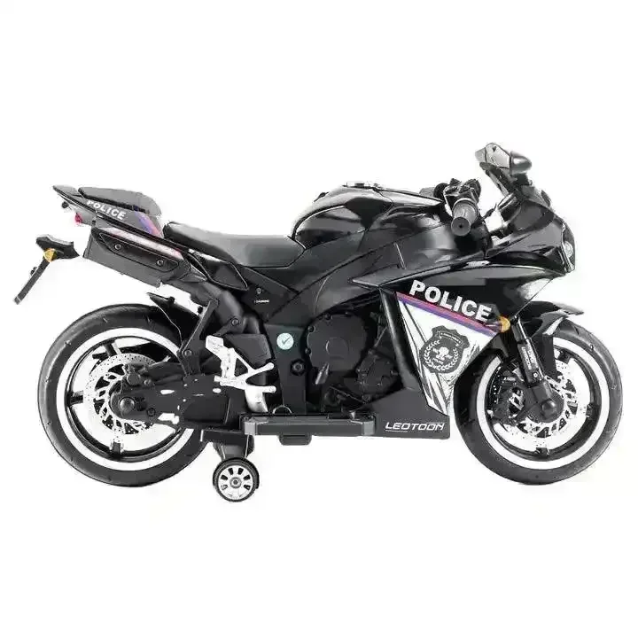 Ride-on Kids Rechargeable Police Bike - Image 16