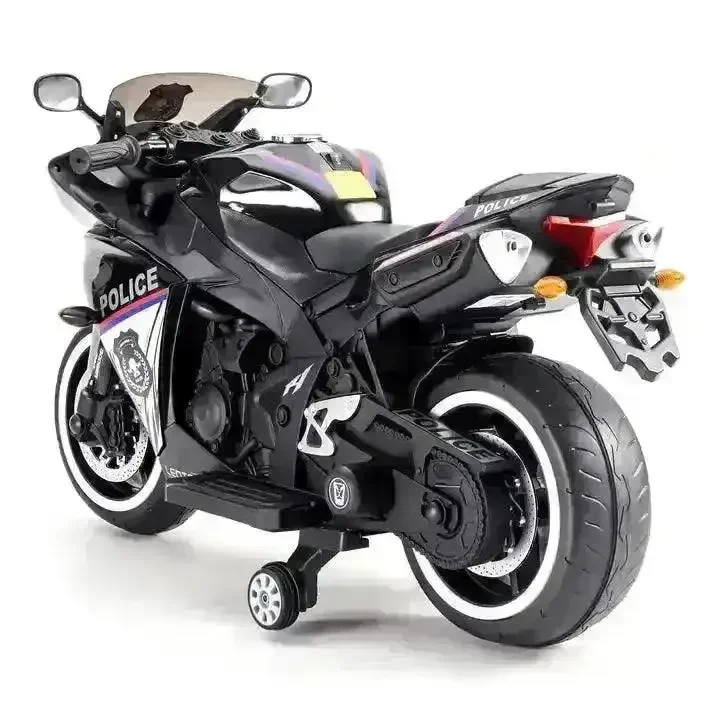 Ride-on Kids Rechargeable Police Bike - Image 17