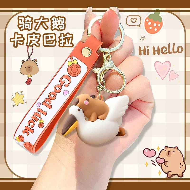 Rider Capybara 3D Keychain - Image 7