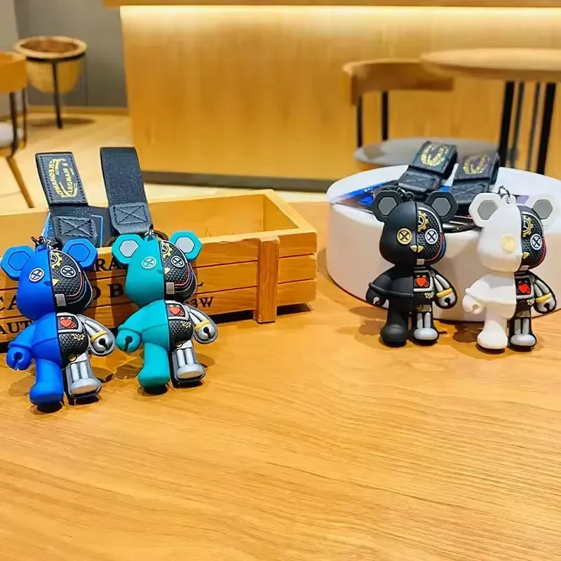 Robo-Hug Hybrid Bear Keychain - Image 2