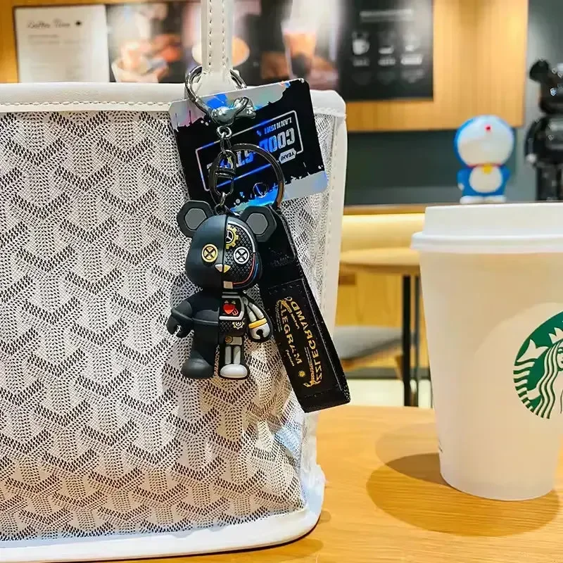 Robo-Hug Hybrid Bear Keychain - Image 4