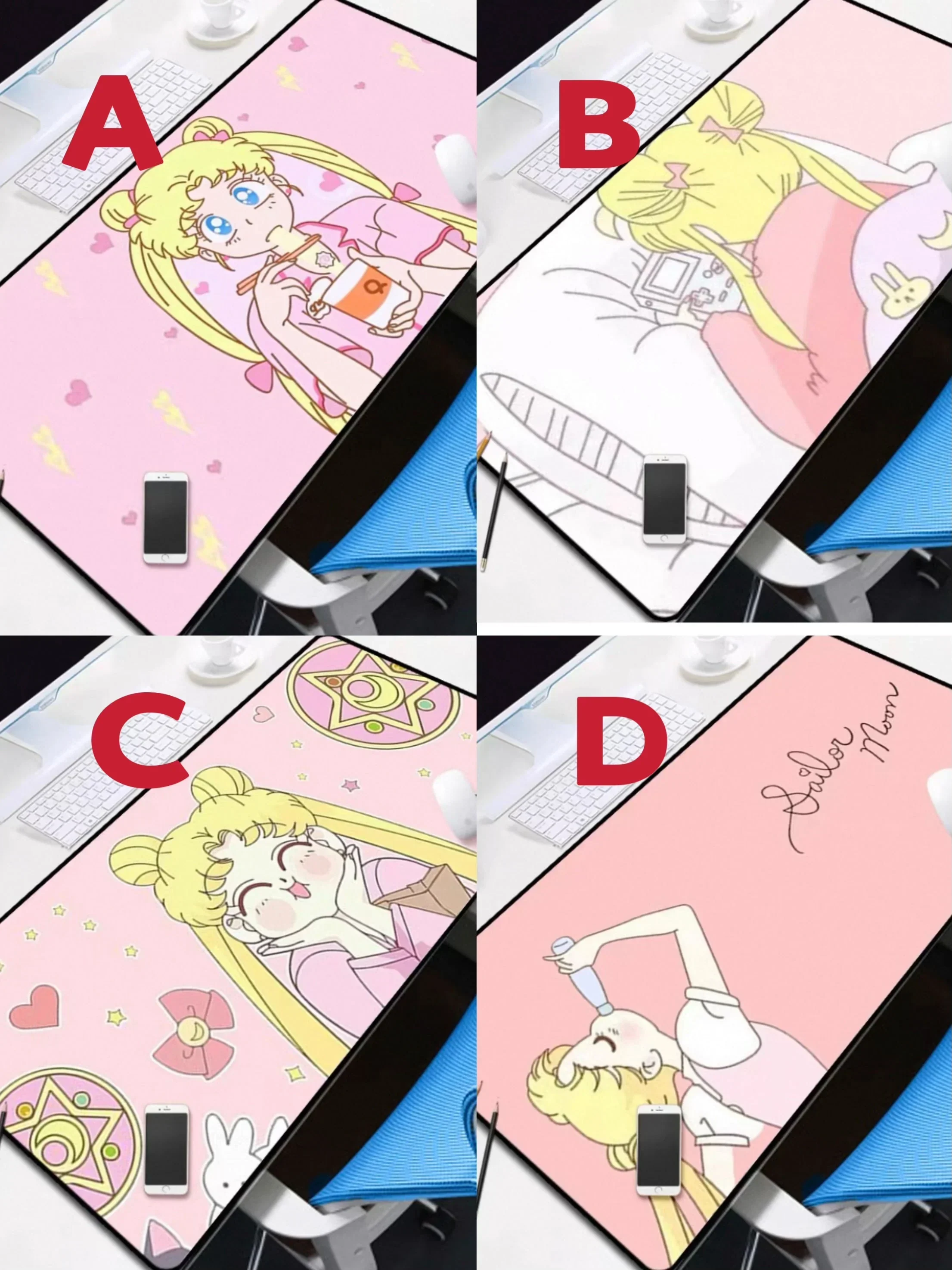 Sailormoon Cresect Clicks Mouse Pad - Image 13