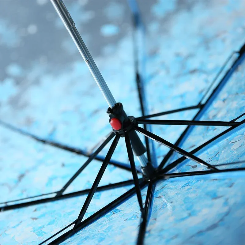 Sakura Serenade Folding Umbrella - Image 8