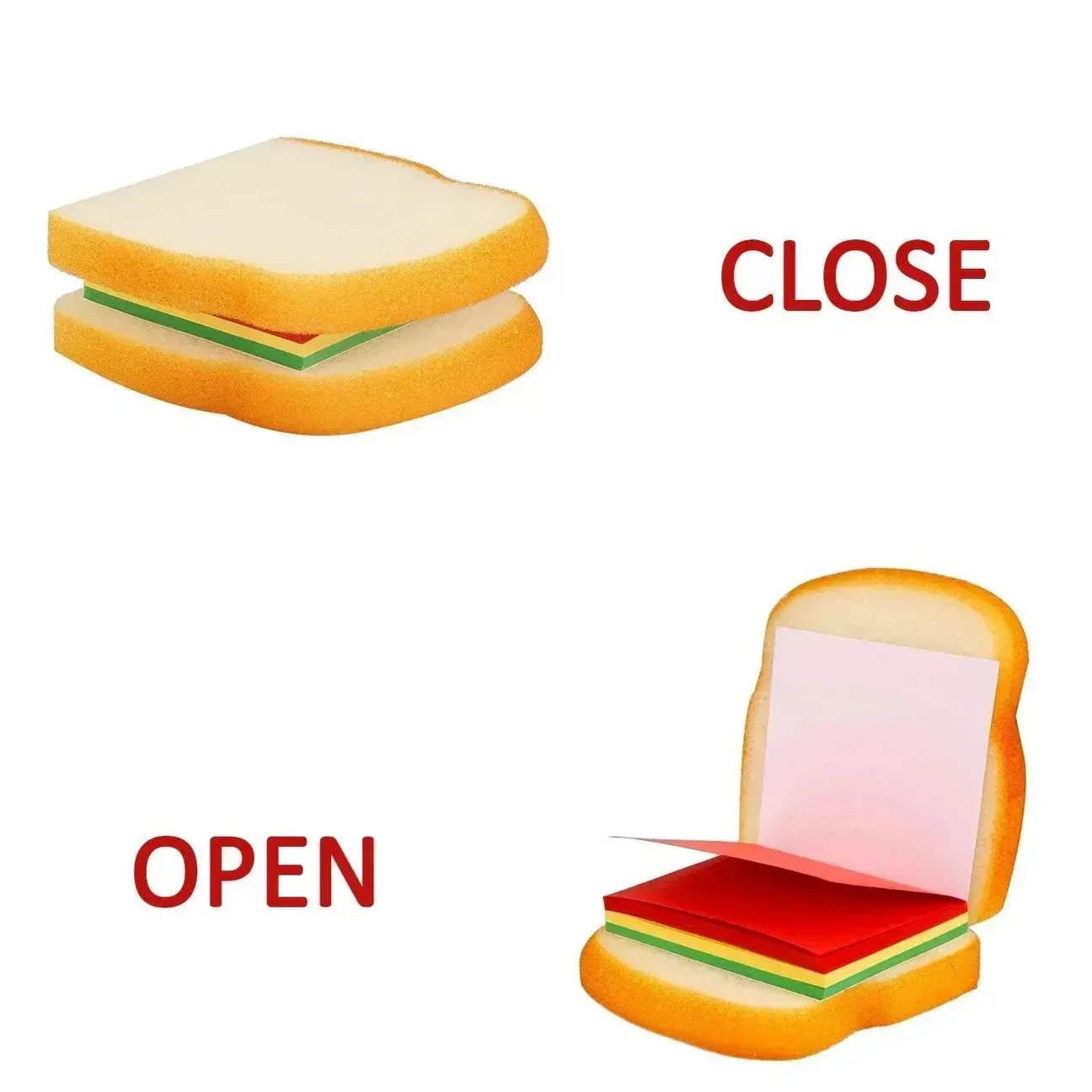 Sandwich Stack Sticky Notes Memo Pad - Image 6