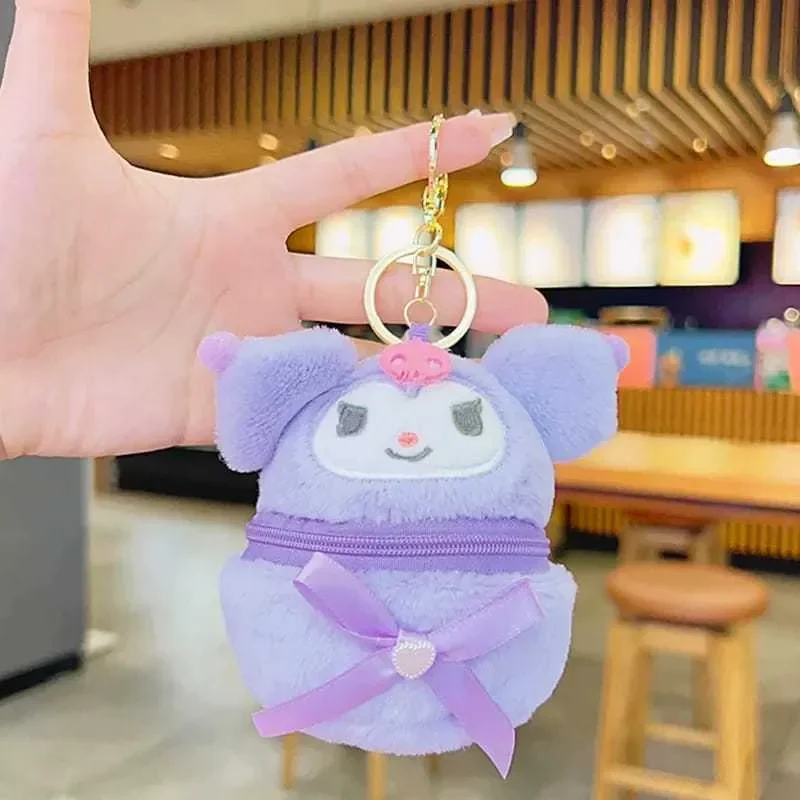 Sanliou Blushing Bow Purse Keychain - Image 6