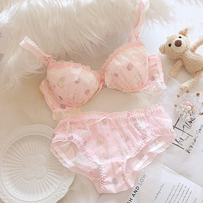 Sanliou Kawaii Whisper Lingerie Set - Image 5