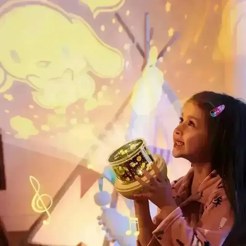 Sanliou 360° Rotating Night Light Projector - Image 2