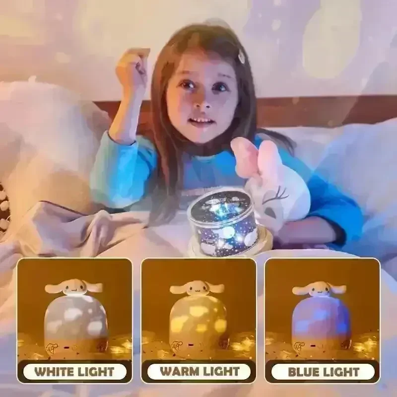 Sanliou 360° Rotating Night Light Projector - Image 3