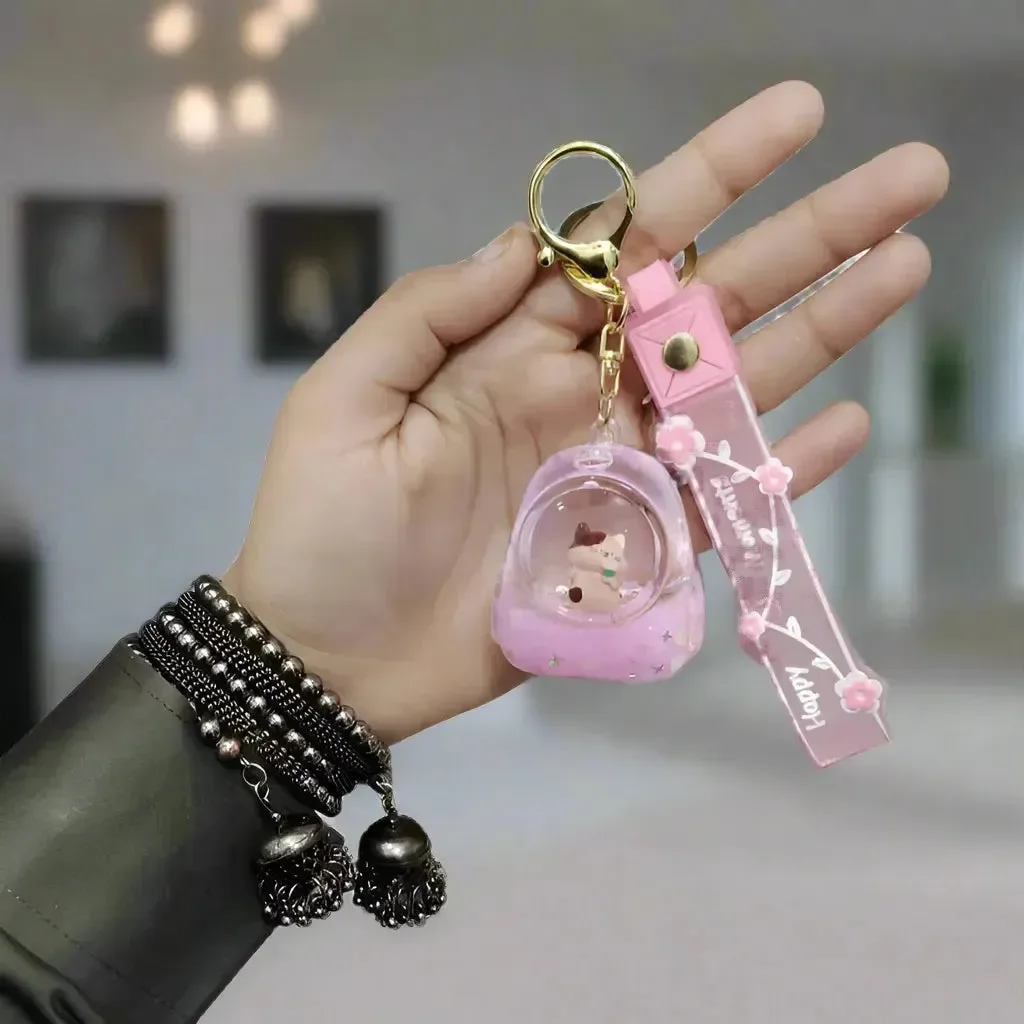 Sanliou Aqua-Charm Acrylic Liquid Keychain - Image 4