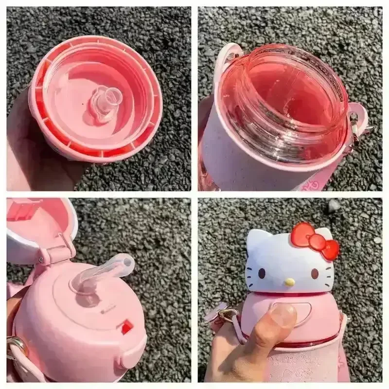 Sanliou Cute Face BPA-Free Bottle (600 ml) - Image 5