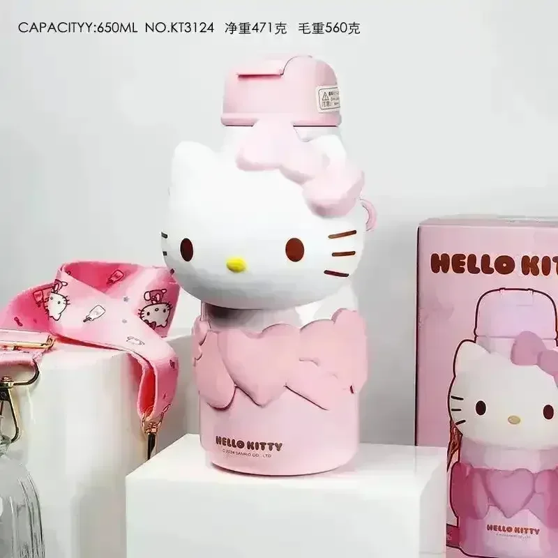Sanliou Heart and Face Series Insulated Bottle (650 ml) - Image 5