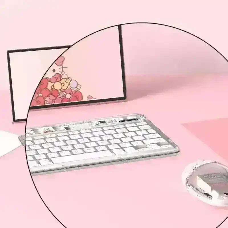 Sanliou Hello Kitty Ambidextrous Mouse and Wireless Keyboard - Image 8