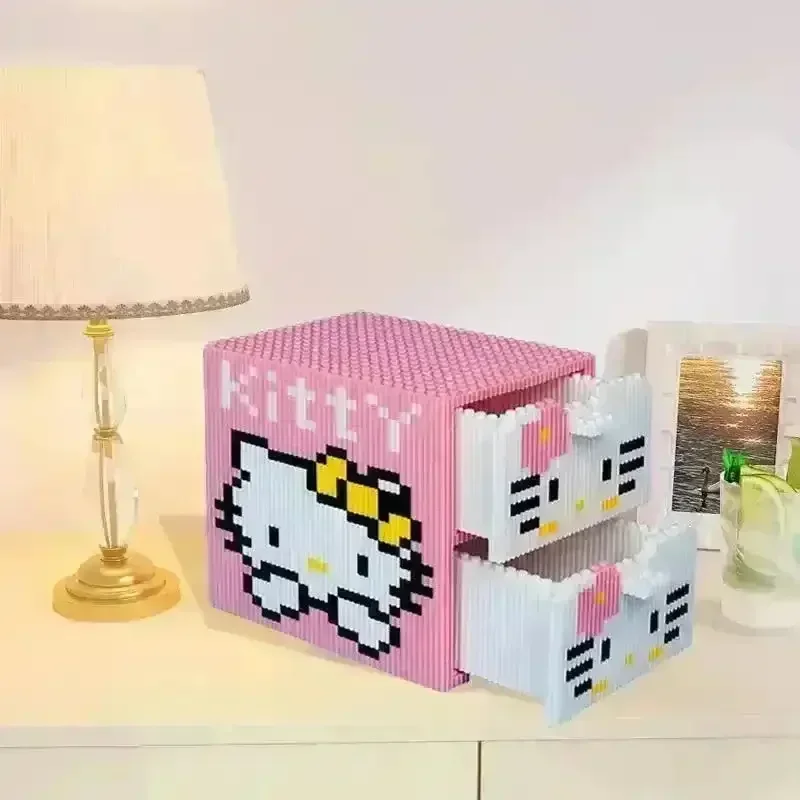 Sanliou Hello Kitty Drawers Building Block Set - Image 2