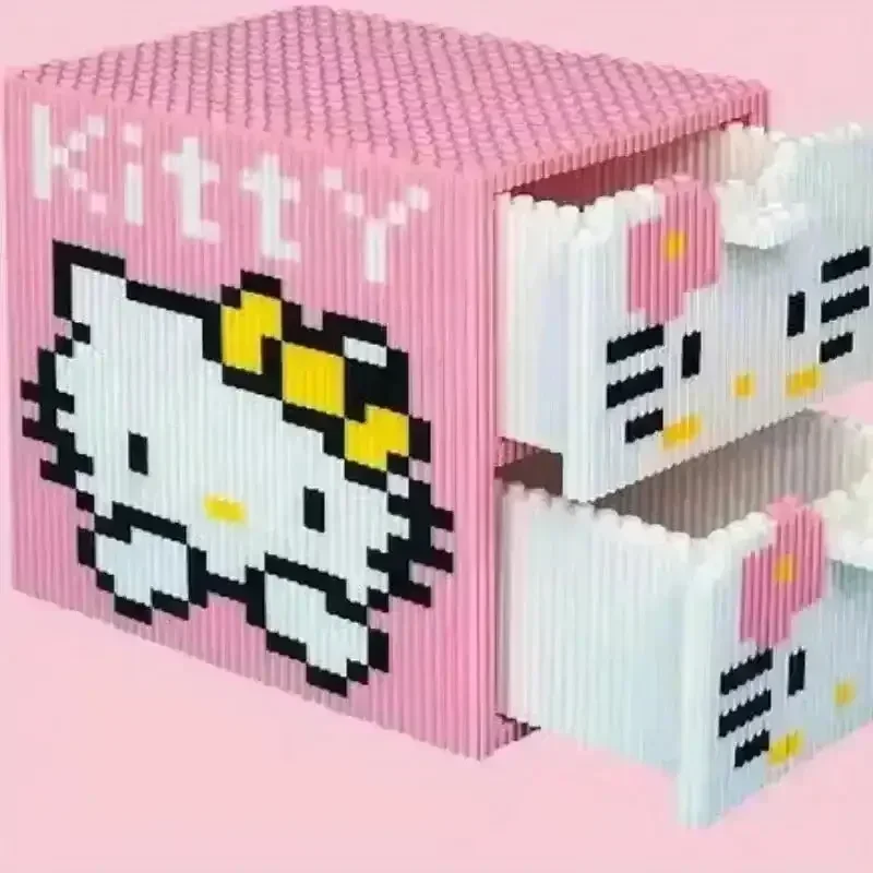 Sanliou Hello Kitty Drawers Building Block Set - Image 3