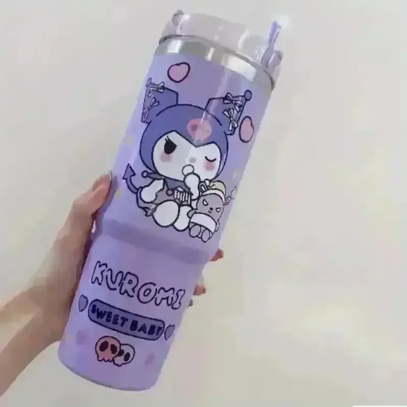 Sanliou Hello Kitty Kuromi Insulated Tumbler (30 oz) - Image 3
