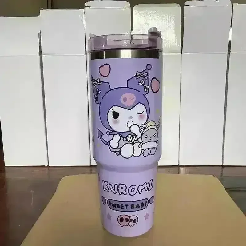 Sanliou Hello Kitty Kuromi Insulated Tumbler (30 oz) - Image 8