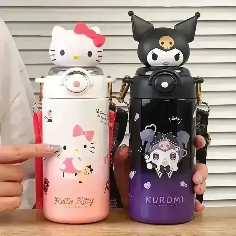 Sanliou Kawaii Friends Insulated Bottle (600 ml) - Image 6