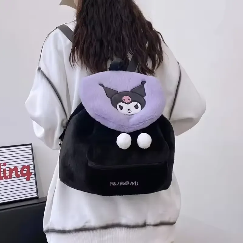 Sanrio Kawaii Plush Flap Backpacks - Image 10