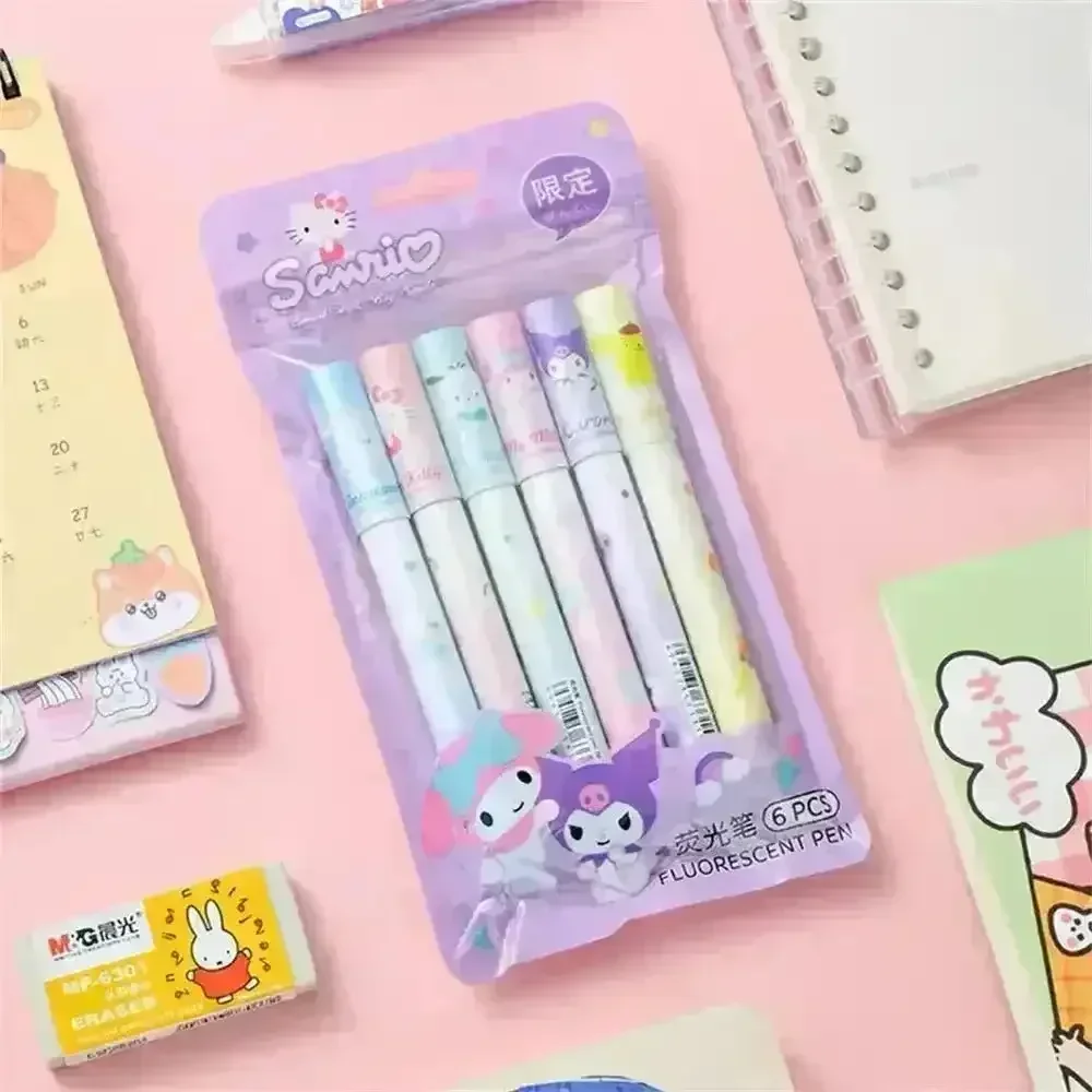 Sanliou Kawaii Pouch Highlighter (Set of 6)