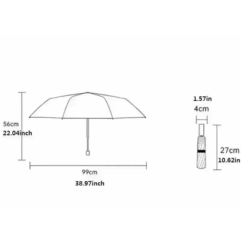 Sanliou Kuromi Automatic All Weather Umbrella - Image 11