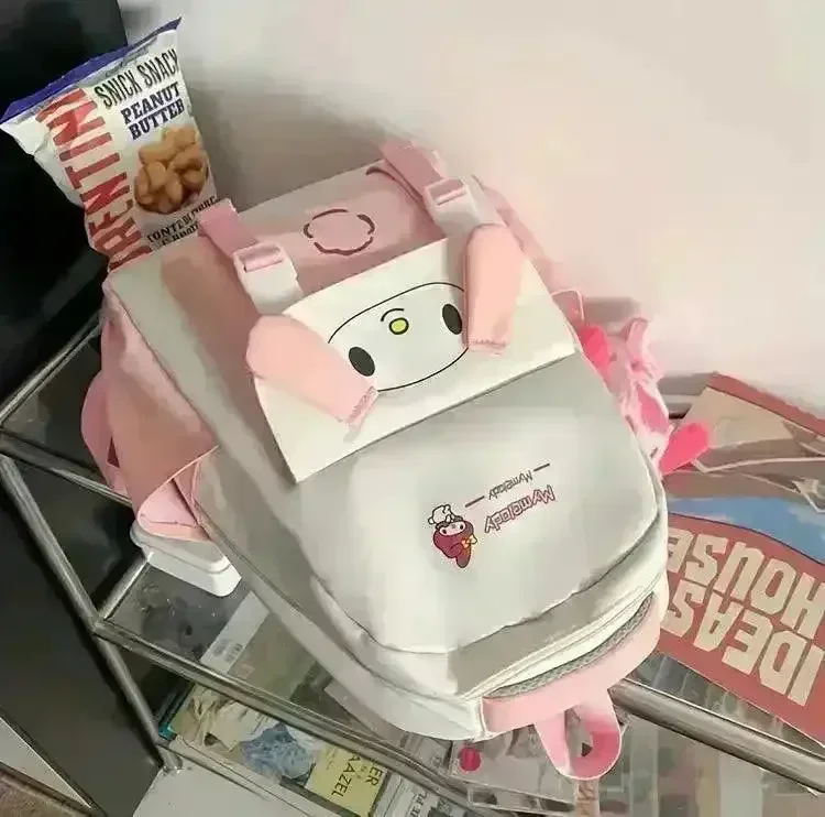 Sanliou Kuromi Cinnamoroll Kawaii School Bag - Image 4