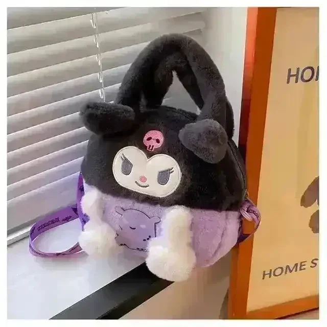 Sanliou Kuromi Cinnamoroll Plush Bag - Image 3