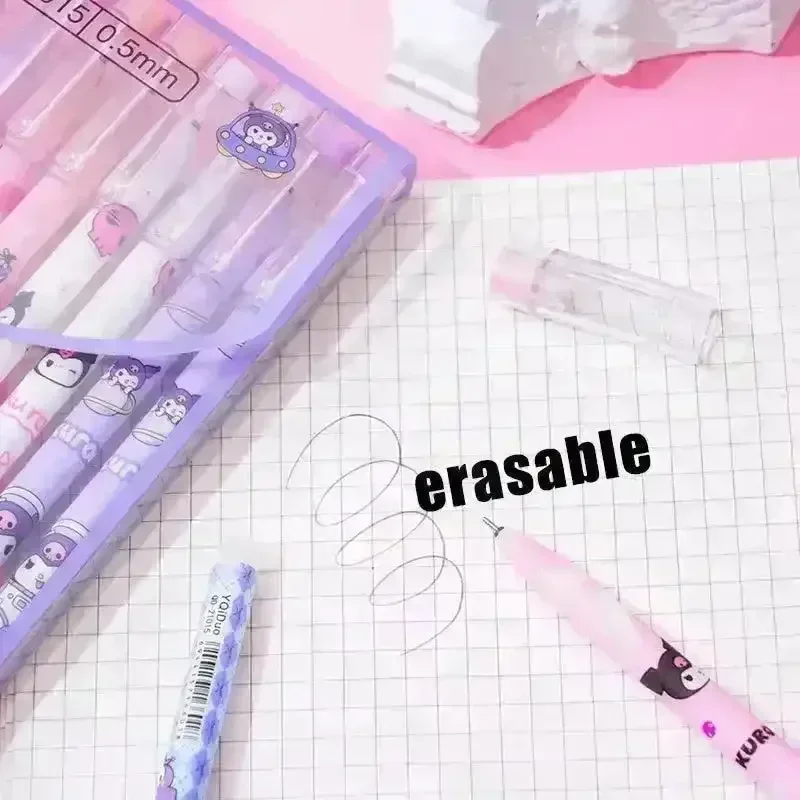 Sanliou Kuromi Design Erasable Pen (Set of 12) - Image 3