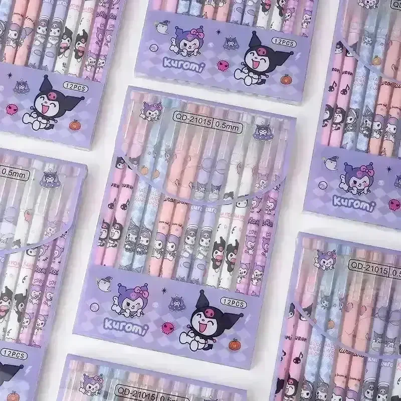 Sanliou Kuromi Design Erasable Pen (Set of 12) - Image 6