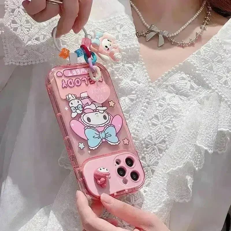 Sanliou Kuromi & Friends Mirror Stand Case (For iPhones) - Image 2