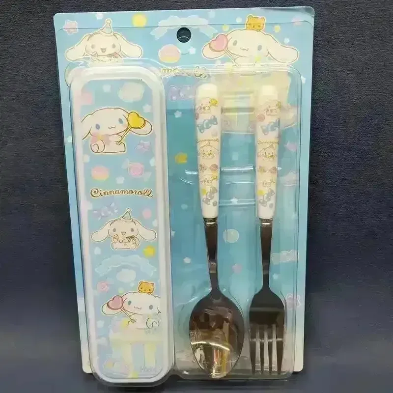 Sanliou Kuromi Hello Kitty Cinnamoroll Tableware Set (2 Pcs) - Image 3