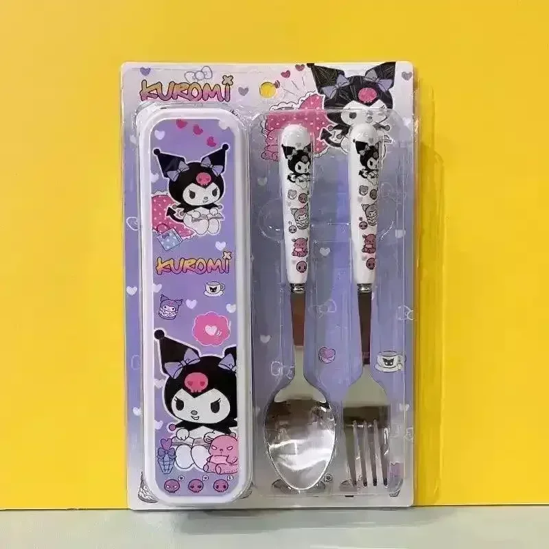 Sanliou Kuromi Hello Kitty Cinnamoroll Tableware Set (2 Pcs) - Image 4