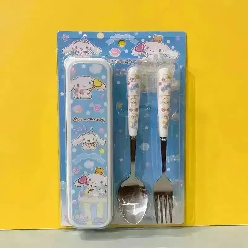 Sanliou Kuromi Hello Kitty Cinnamoroll Tableware Set (2 Pcs) - Image 6