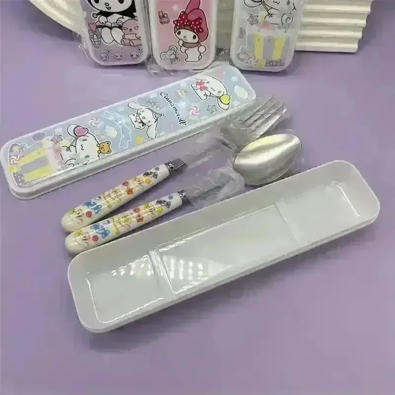 Sanliou Kuromi Hello Kitty Cinnamoroll Tableware Set (2 Pcs) - Image 8