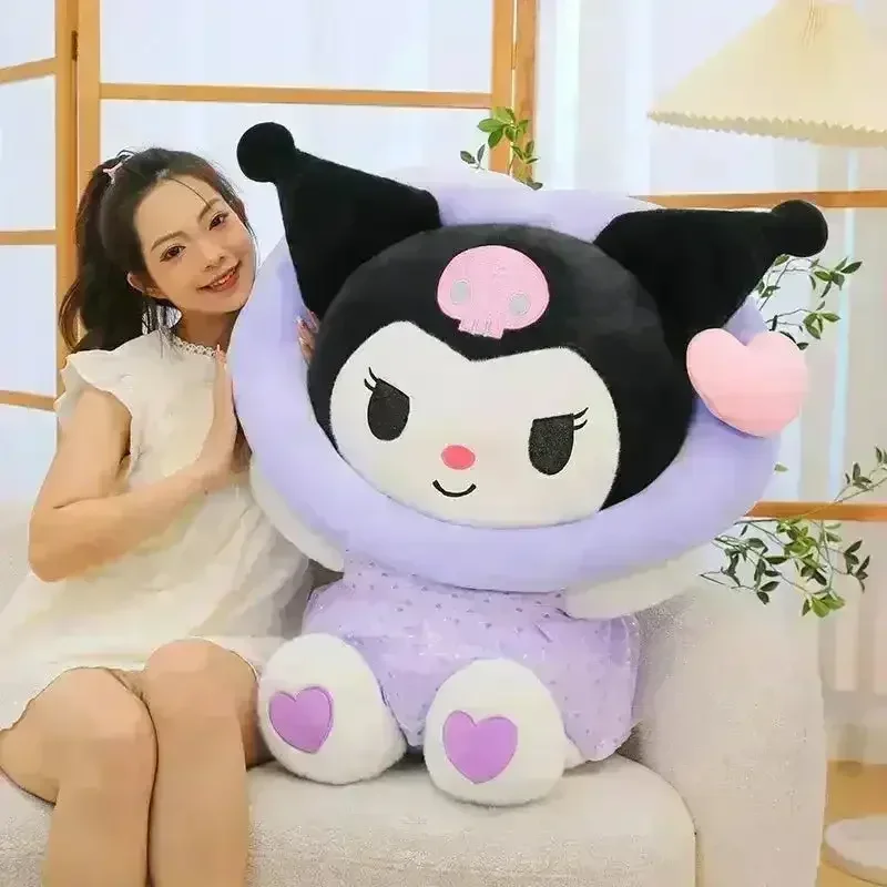 Sanliou Kuromi Hello Kitty Heart Plushies - Image 4