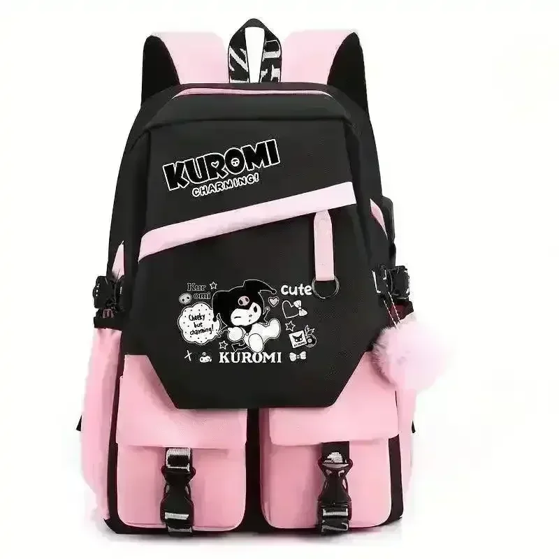 Sanliou Kuromi Kawaii Fashion Backpack - Image 8