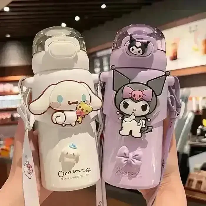 Sanliou Kuromi & Friends Steel Kawaii Bottle (460 ml) - Image 3