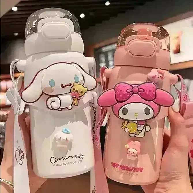 Sanliou Kuromi & Friends Steel Kawaii Bottle (460 ml) - Image 4