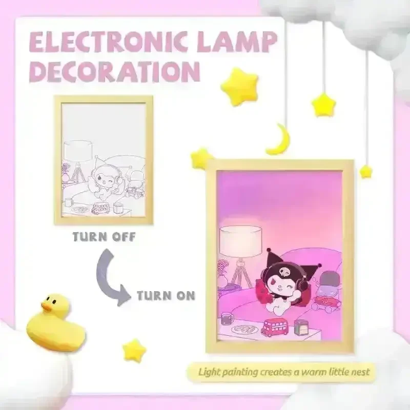 Sanliou Kuromi LED Art Night Light - Image 3