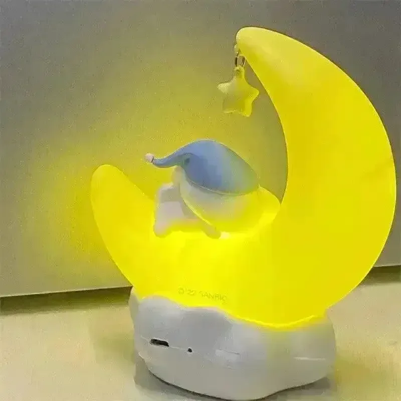 Sanliou Kuromi My Melody Cinnamoroll Moon Night Lamp - Image 6