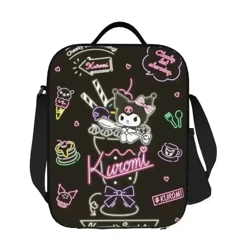 Sanliou Kuromi Shoulder Lunch Bag - Image 8