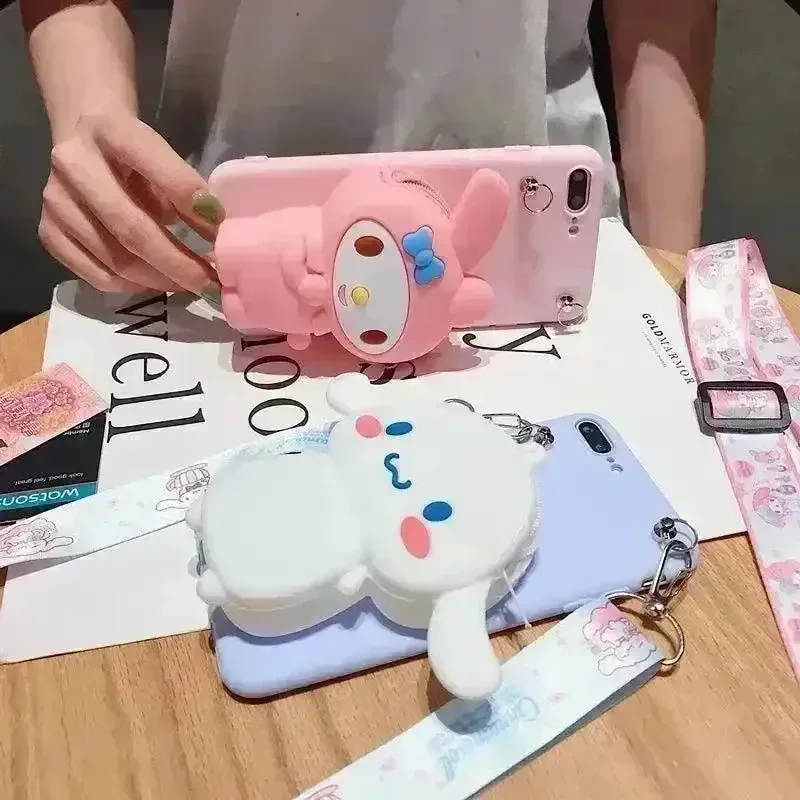 Sanliou Kuromi & Friends Wallet TPU Case (For iPhones) - Image 3