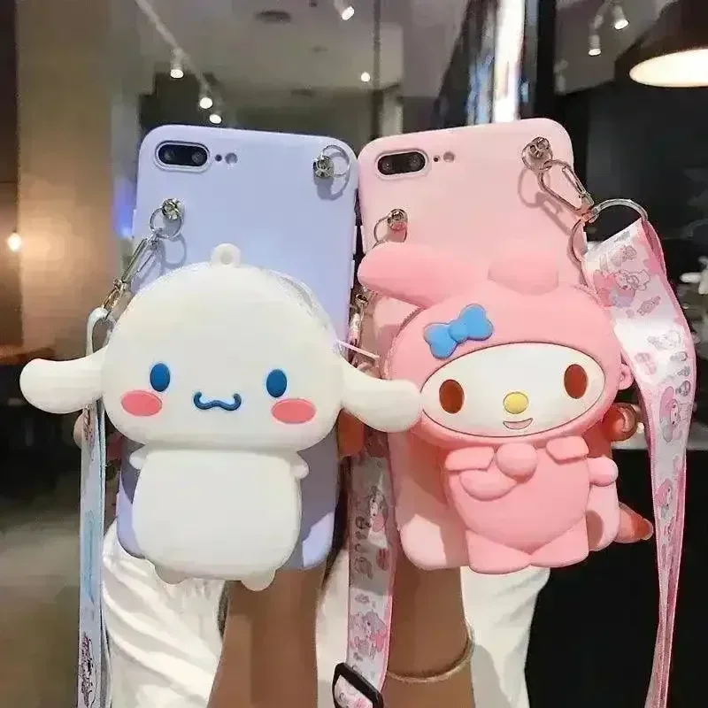 Sanliou Kuromi & Friends Wallet TPU Case (For iPhones) - Image 5