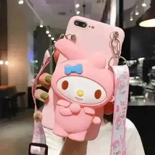 Sanliou Kuromi & Friends Wallet TPU Case (For iPhones) - Image 9