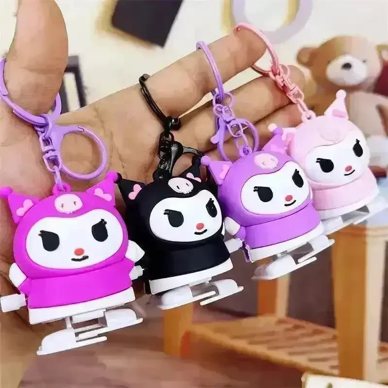 Sanliou Kuromi Winding Walking Keychain - Image 4