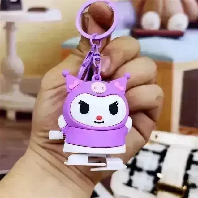 Sanliou Kuromi Winding Walking Keychain - Image 5