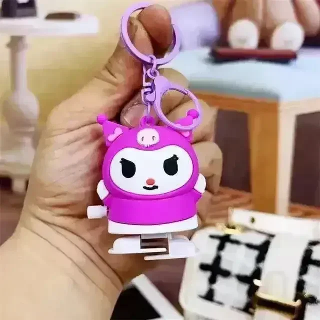 Sanliou Kuromi Winding Walking Keychain - Image 6