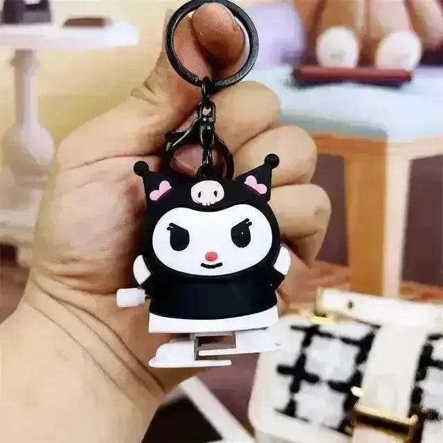 Sanliou Kuromi Winding Walking Keychain - Image 8