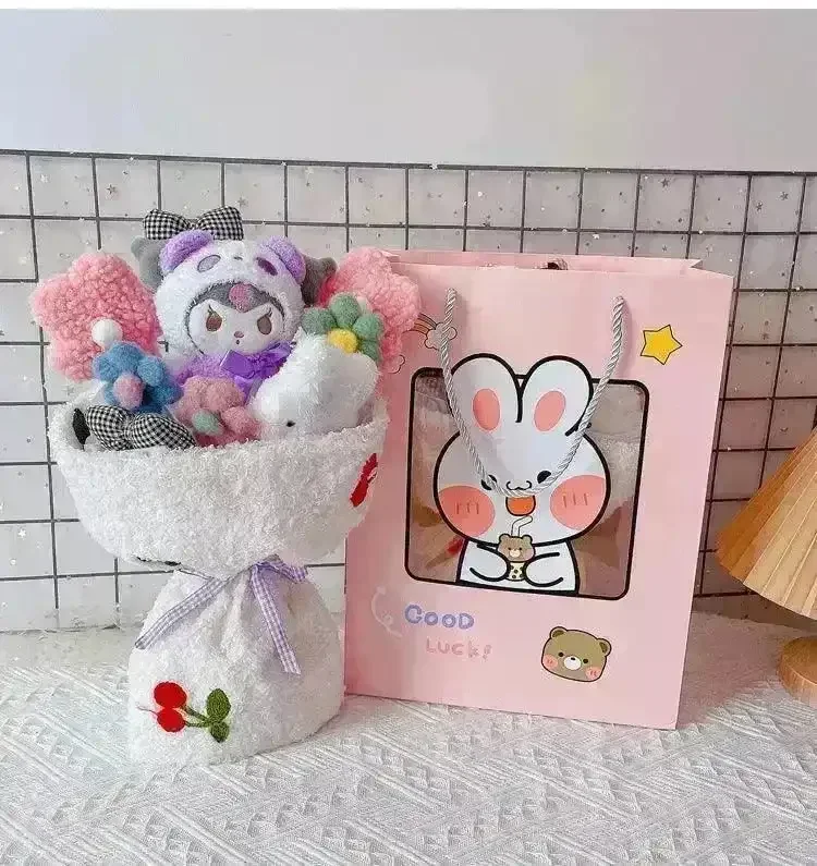 Sanliou My Melody Kuromi Hello Kitty Bouquet - Image 3