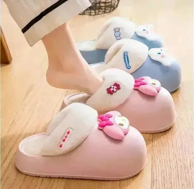 Sanliou Plush Thick-soled Slippers - Image 2